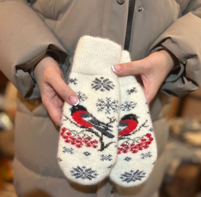 Шерстяные и пуховые варежки от производителя Шерстяные и пуховые варежки от производителя