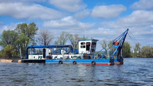 Земснаряд дизельный фрезерный для грунтов Земснаряд дизельный фрезерный для грунтов