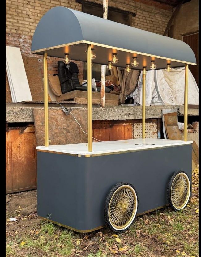 Тележка для кофе Carrettino Retro премиум