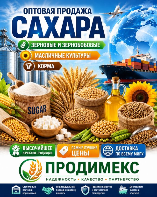 Сахар, зернобобовые, масличные, корма Сахар, зернобобовые, масличные, корма